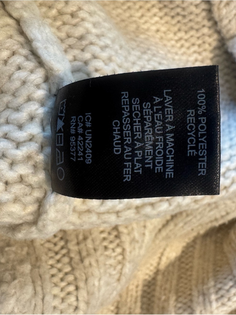 Sanctuary Fair Isle Turtleneck Cream and Black Nordic Yoke Cozy Chunky Sweater - Picture 6 of 6